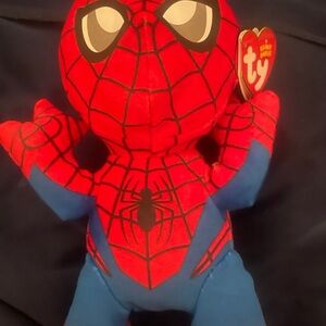 Ty Marvel - “ Spider Man “ Plush - Red and Blue